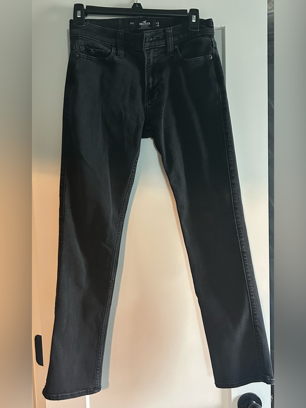 Hollister women’s  Black Straight-Leg Jeans